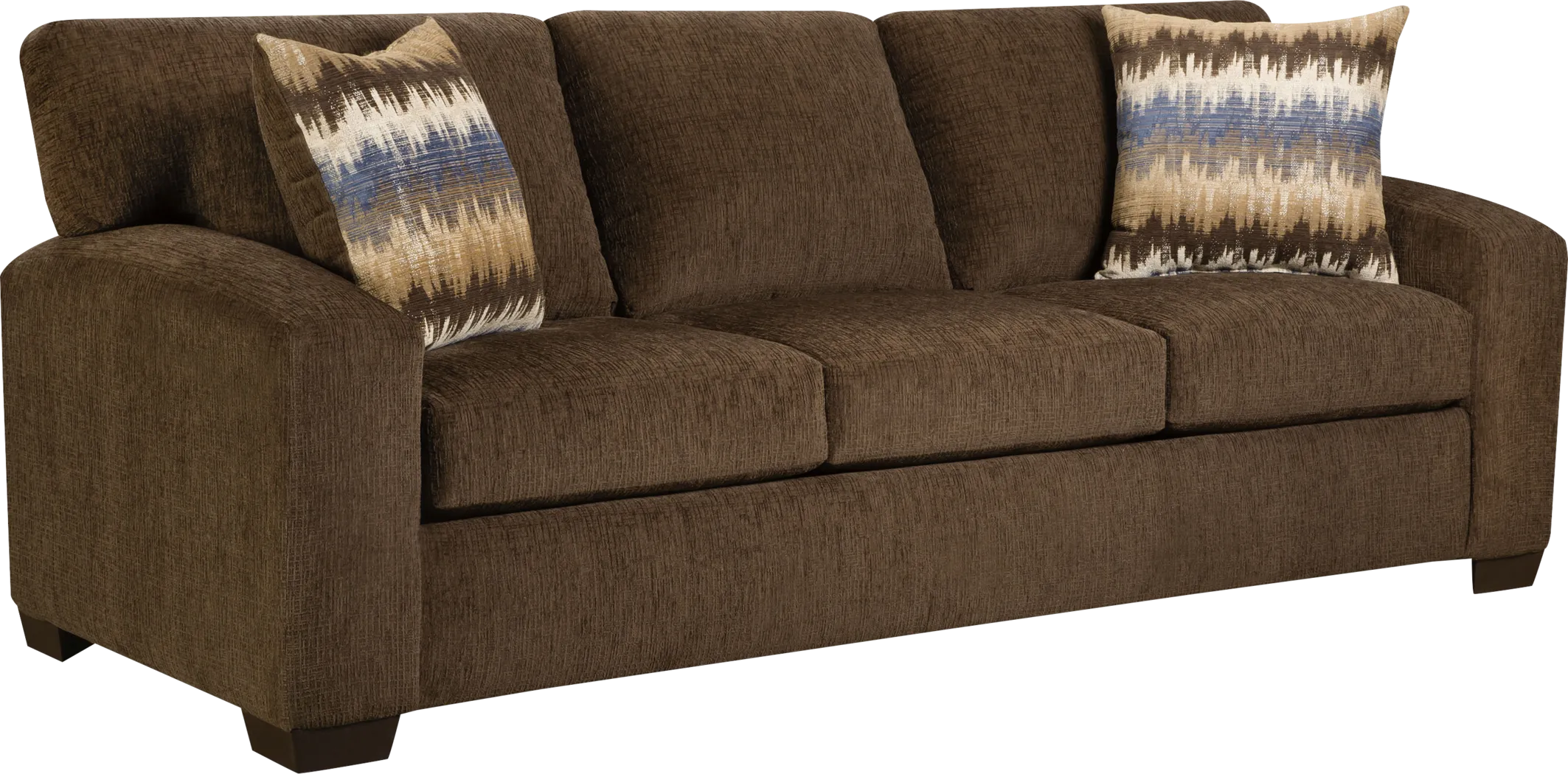 Robertson Brown Sofa - Thumbnail - Image 1