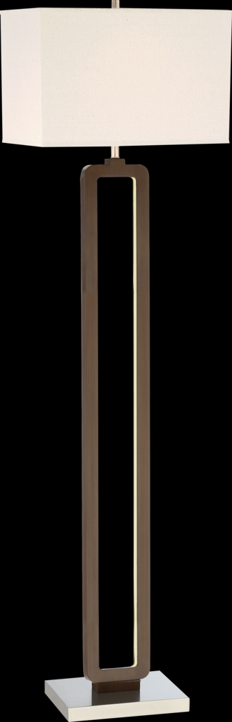 Robin Lane Walnut Finish Floor Lamp - Thumbnail - Image 1
