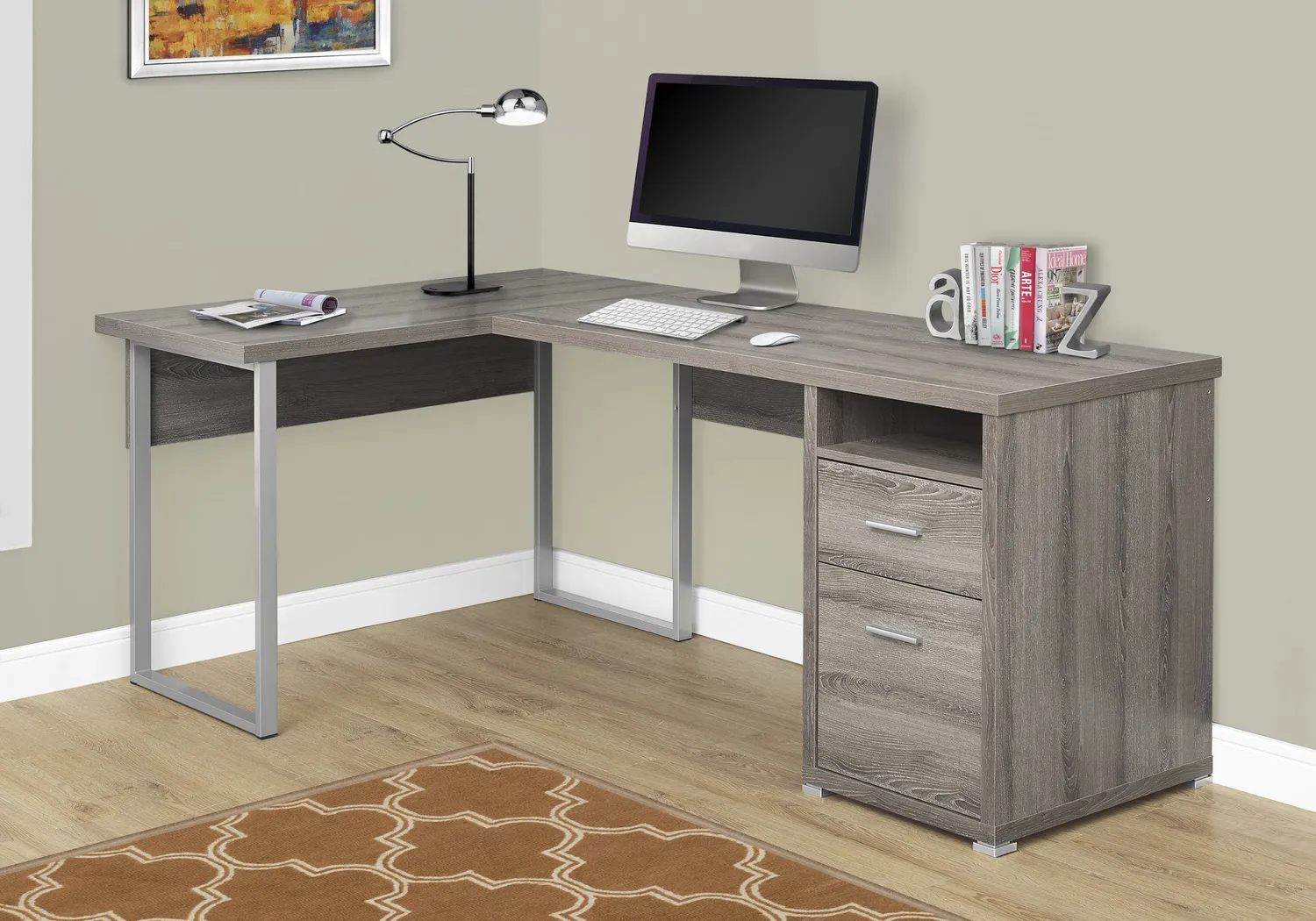Robinbar Taupe Desk - Thumbnail - Image 2