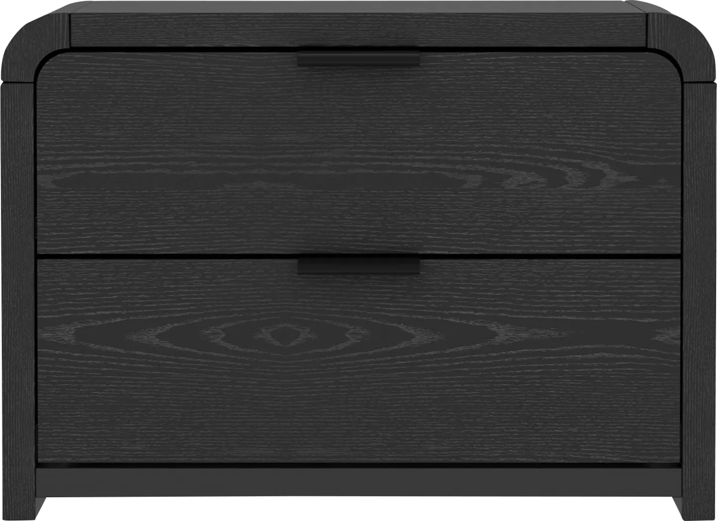 Robinbite II Black Nightstand - Thumbnail - Image 1