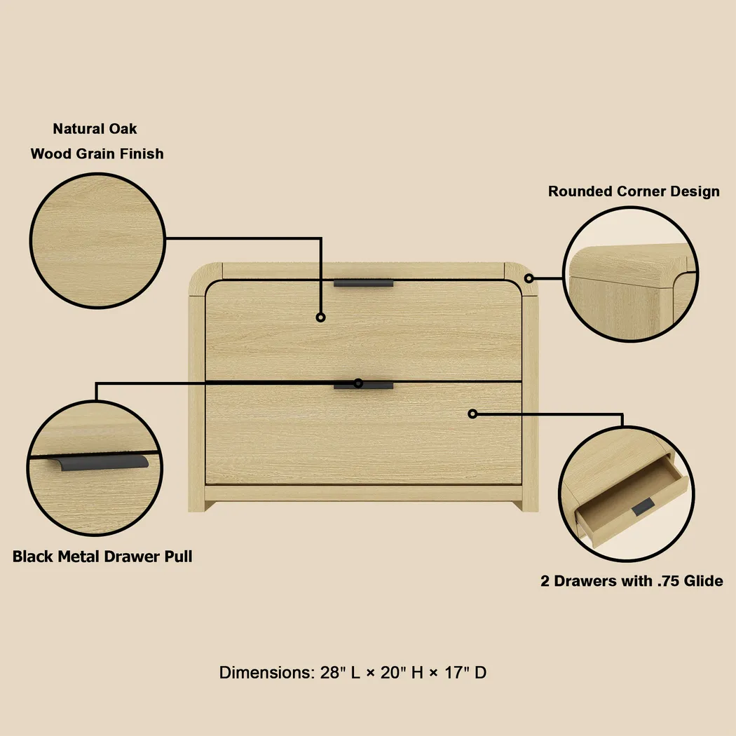 Robinbite II Brown Nightstand - Thumbnail - Image 3