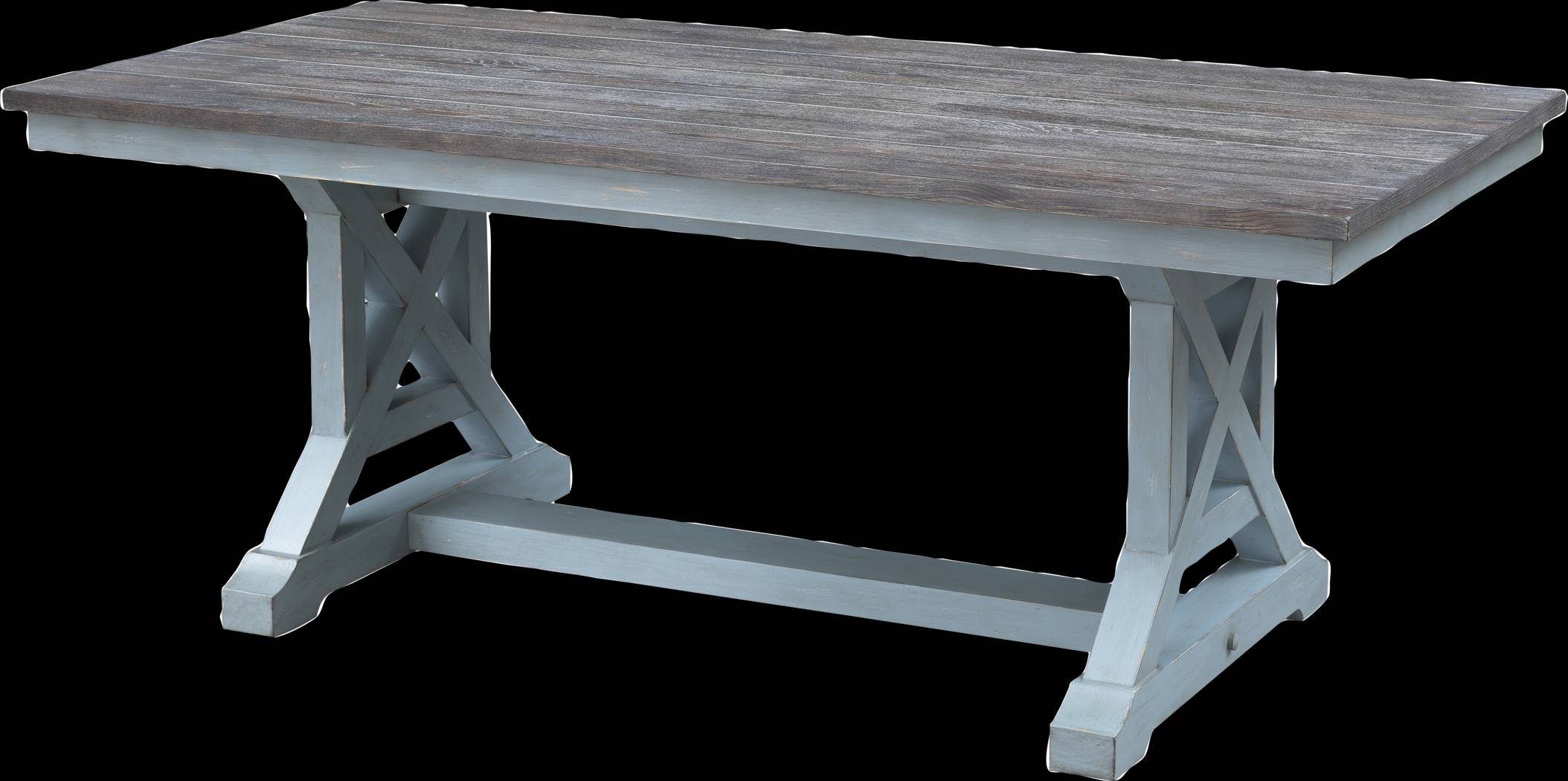 Robinette Blue Dining Table - Thumbnail - Image 1