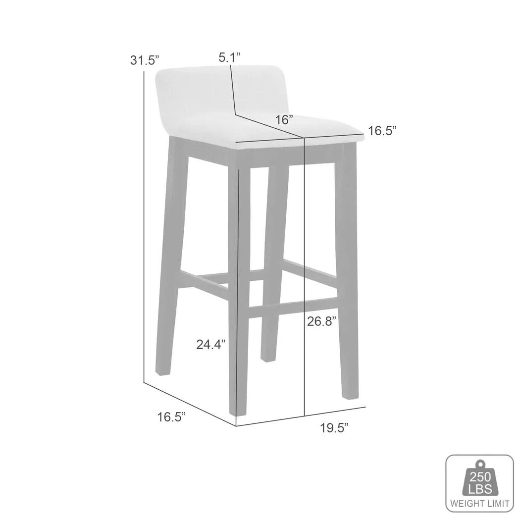 Robinwheels Natural Counter Height Stool - Thumbnail - Image 3