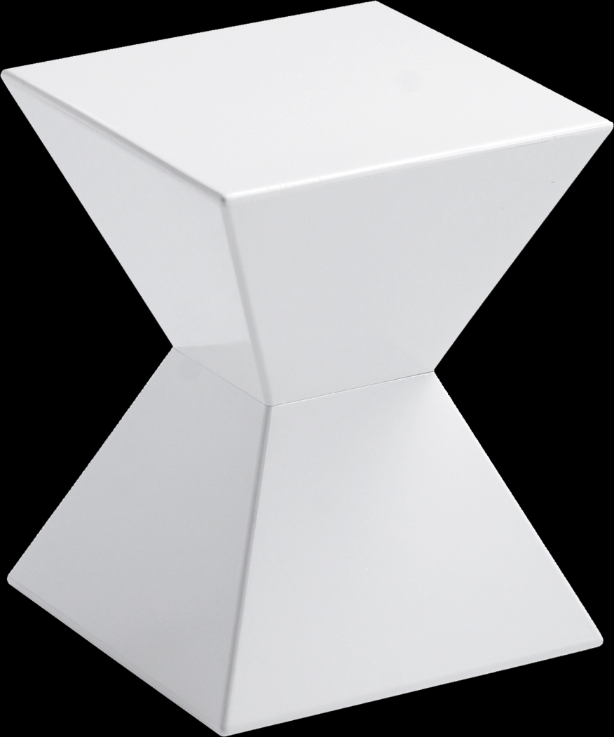 Rocco White End Table - Thumbnail - Image 1