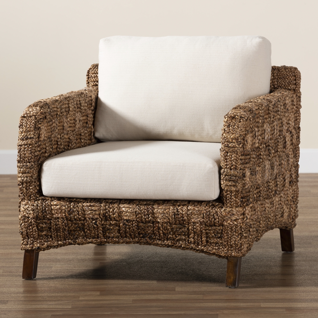 Rochambault Brown Accent Chair - Thumbnail - Image 3