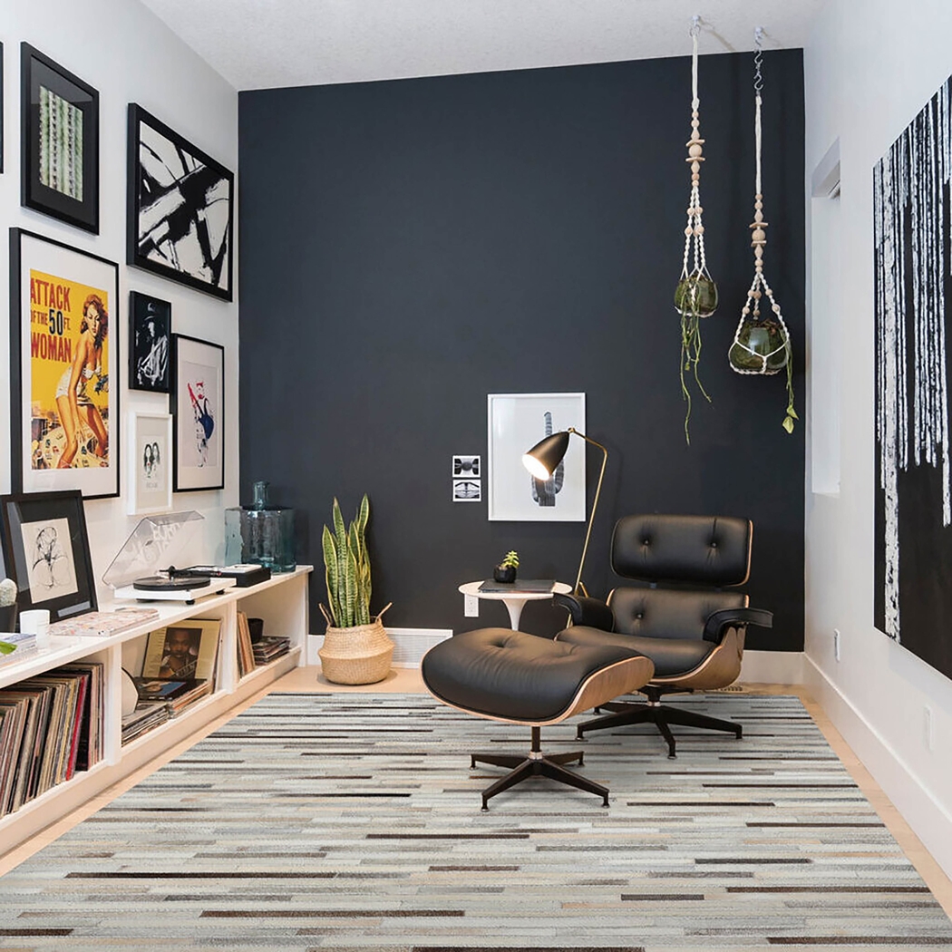 Rochbo Gray 5' x 8' Rug - Thumbnail - Image 2