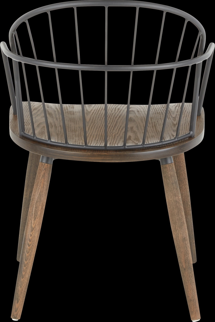 Rochon Walnut Side Chair - Thumbnail - Image 4