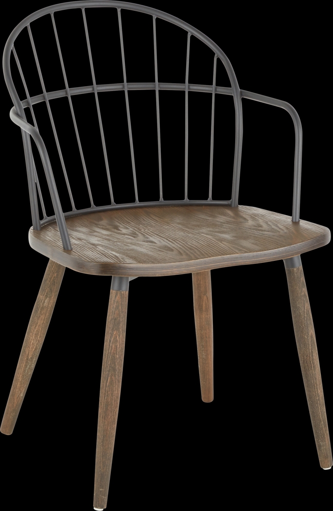 Rochon Walnut Side Chair - Thumbnail - Image 1