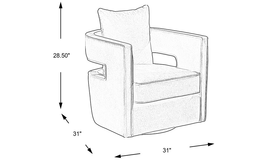 Dimension Image. Please refer to the Dimension Tab on this page for dimension details.