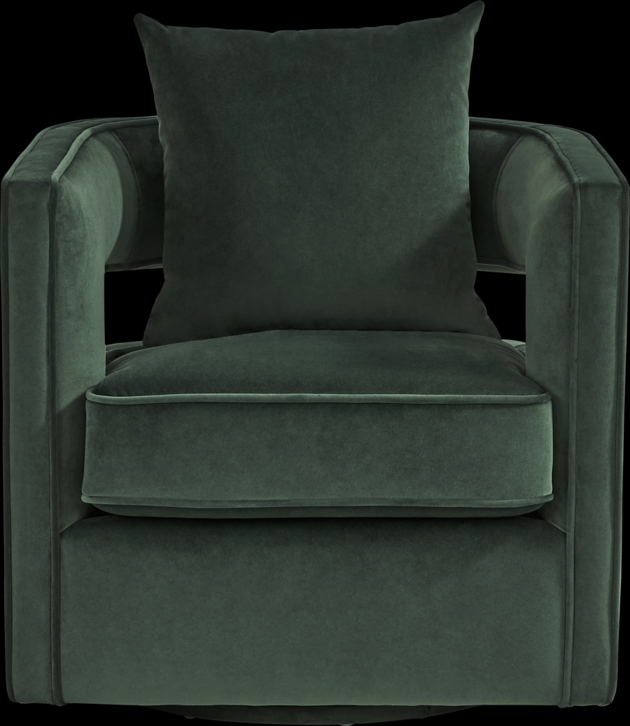 Rockaway Point Green Accent Chair - Thumbnail - Image 2