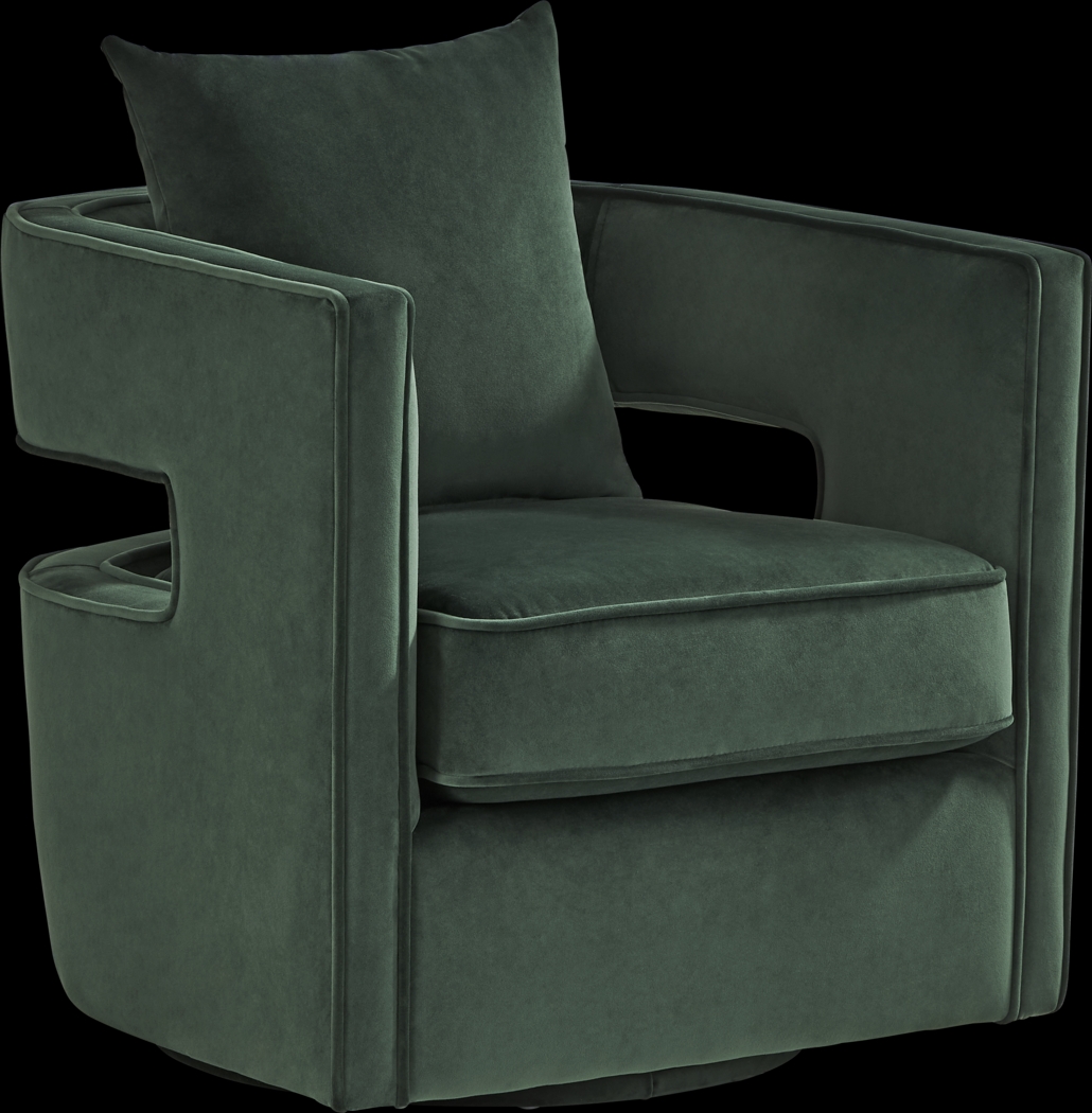 Rockaway Point Green Accent Chair - Thumbnail - Image 1