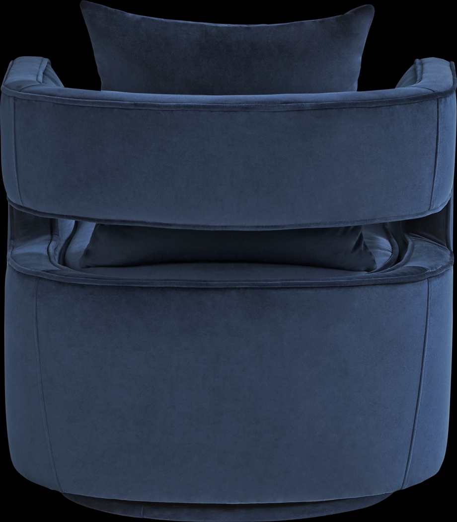 Rockaway Point Navy Accent Chair - Thumbnail - Image 3