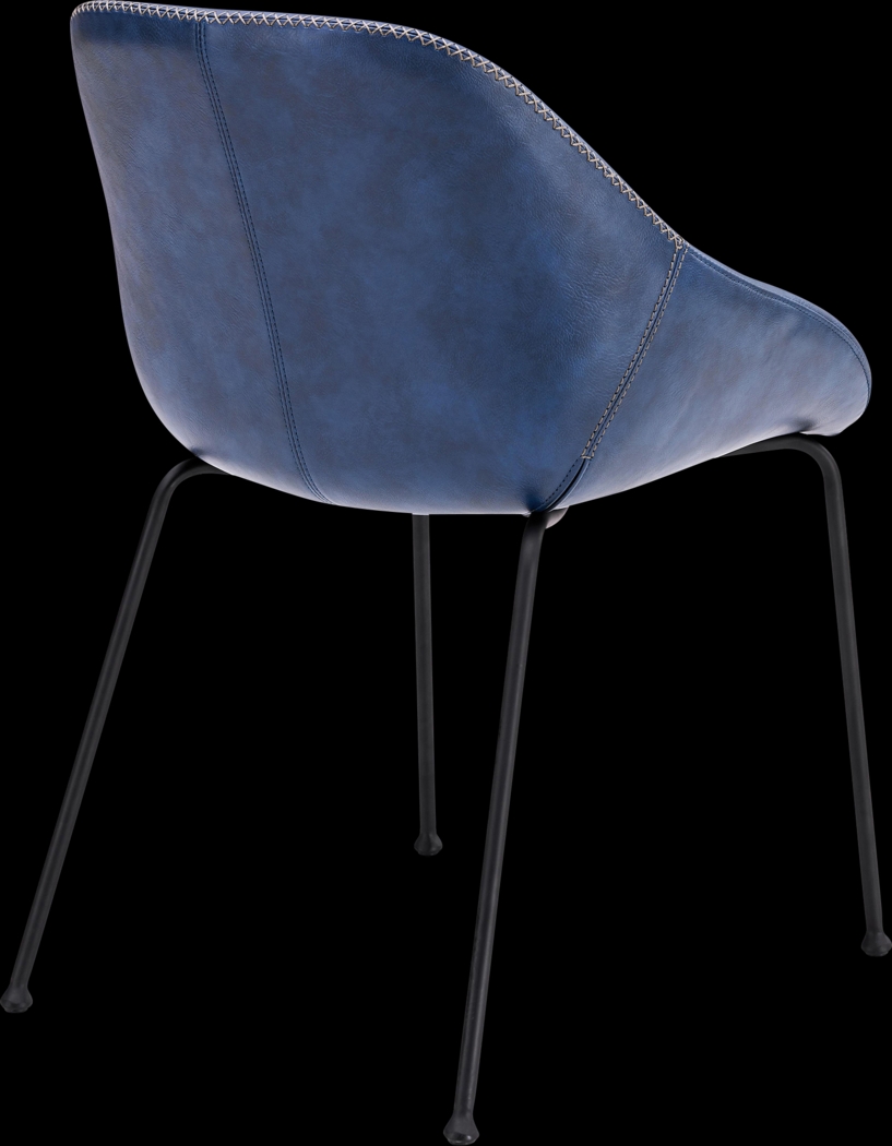 Rockcress Blue Side Chair - Thumbnail - Image 5