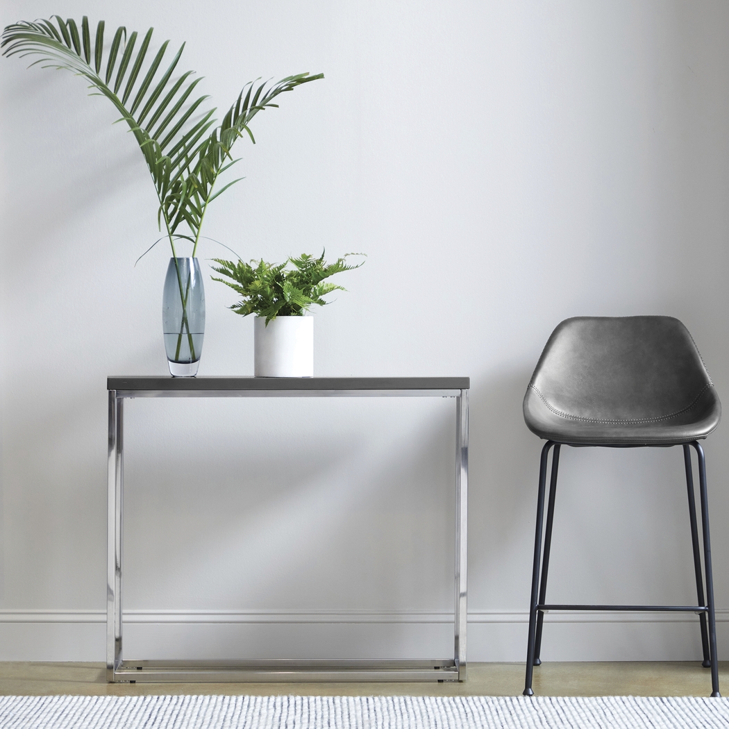 Rockcress Dark Gray Barstool, Set of 2 - Thumbnail - Image 2