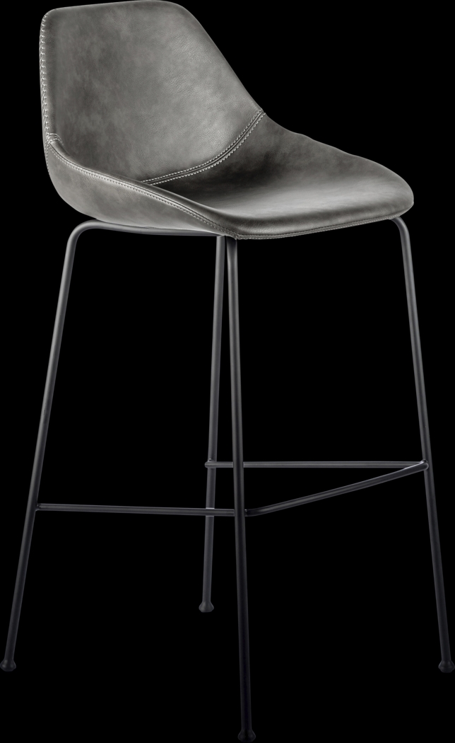 Rockcress Dark Gray Barstool, Set of 2 - Thumbnail - Image 4