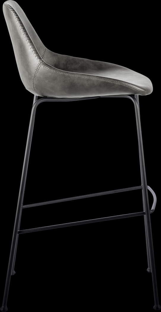 Rockcress Dark Gray Barstool, Set of 2 - Thumbnail - Image 5