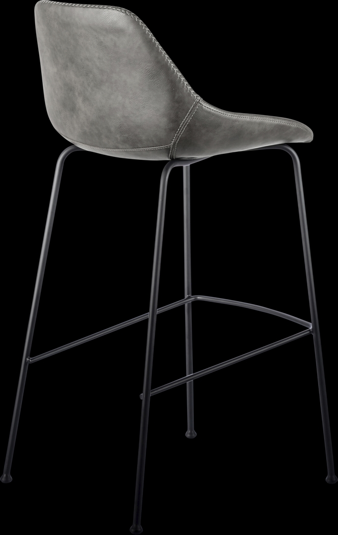Rockcress Dark Gray Barstool, Set of 2 - Thumbnail - Image 6