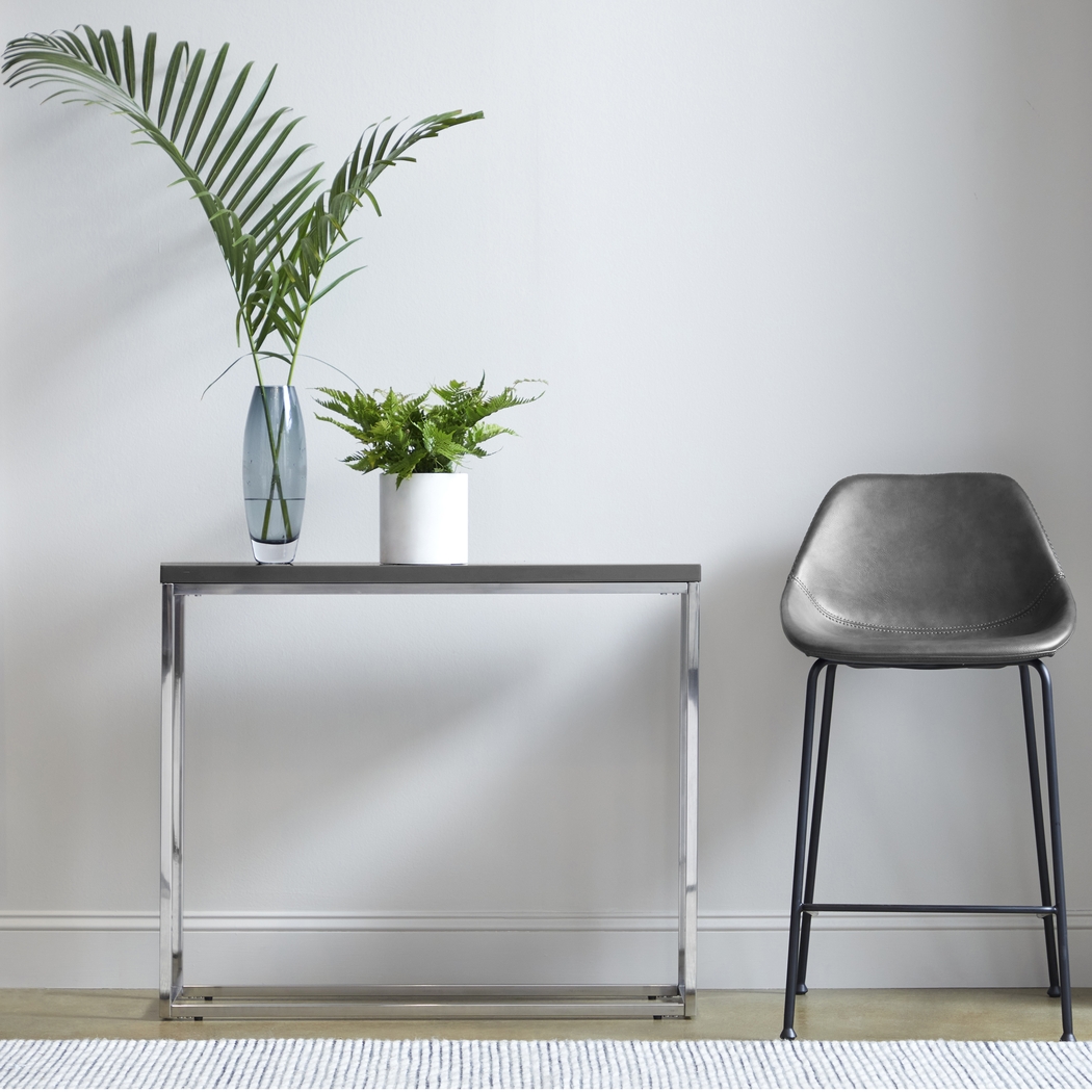 Rockcress Dark Gray Counter Stool, Set of 2 - Thumbnail - Image 2