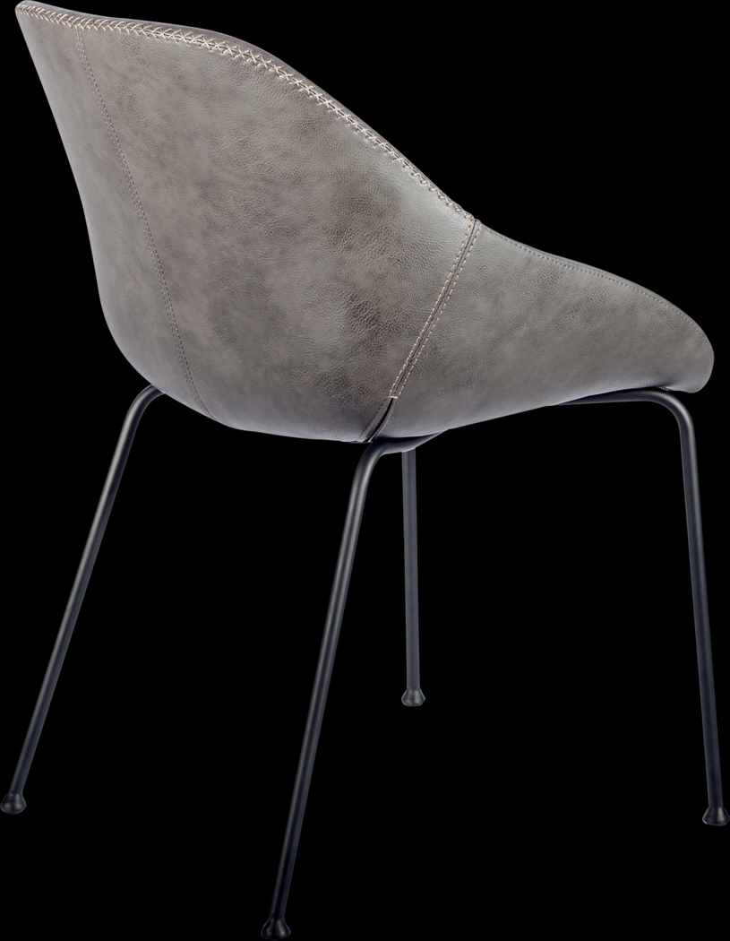 Rockcress Dark Gray Side Chair - Thumbnail - Image 4