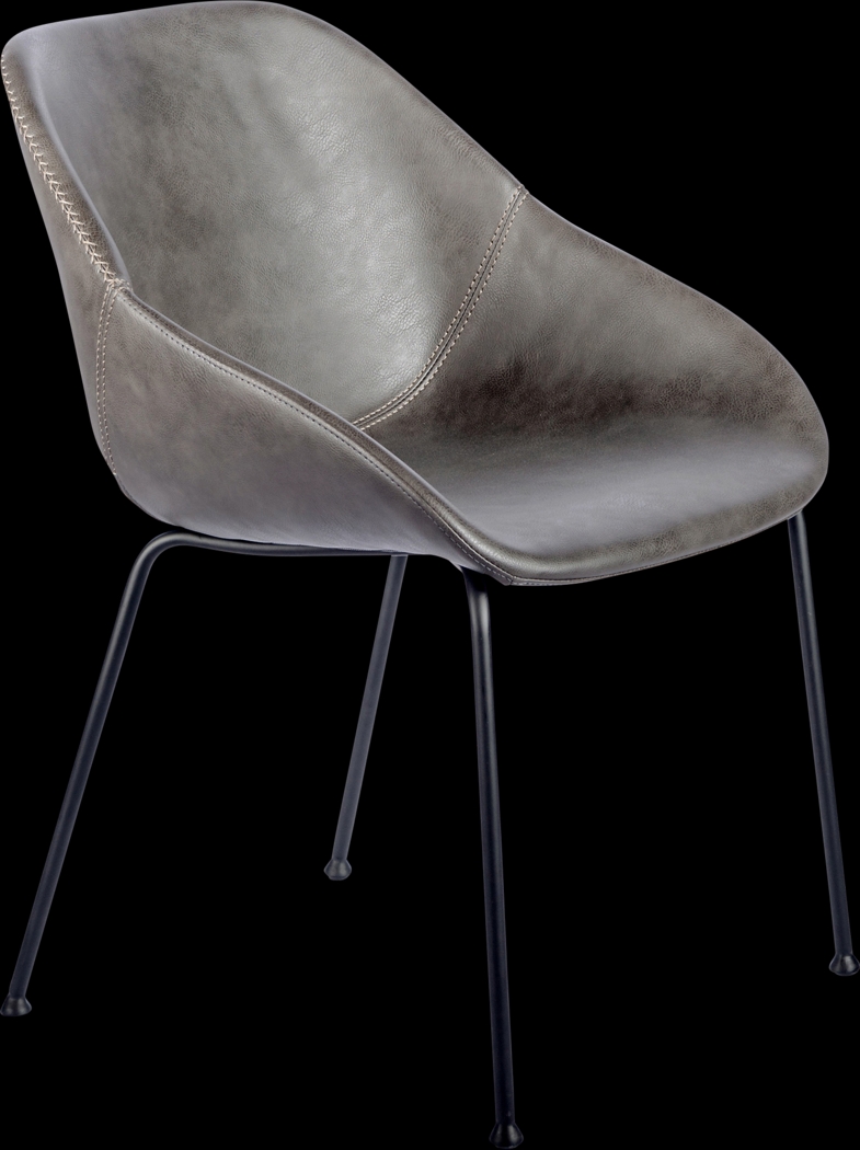 Rockcress Dark Gray Side Chair - Thumbnail - Image 1