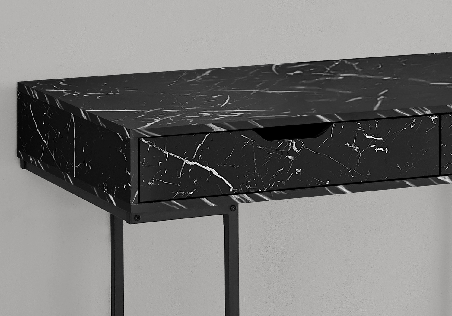 Rockmart Black Marble Desk - Thumbnail - Image 3