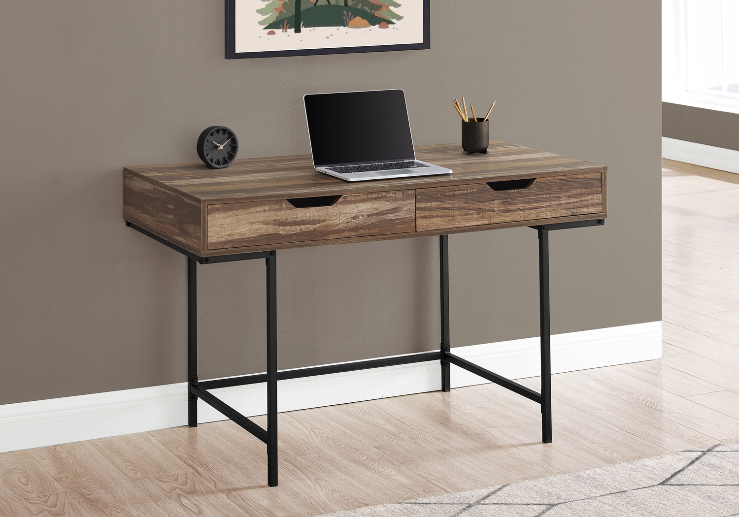 Rockmart Brown Desk - Thumbnail - Image 2