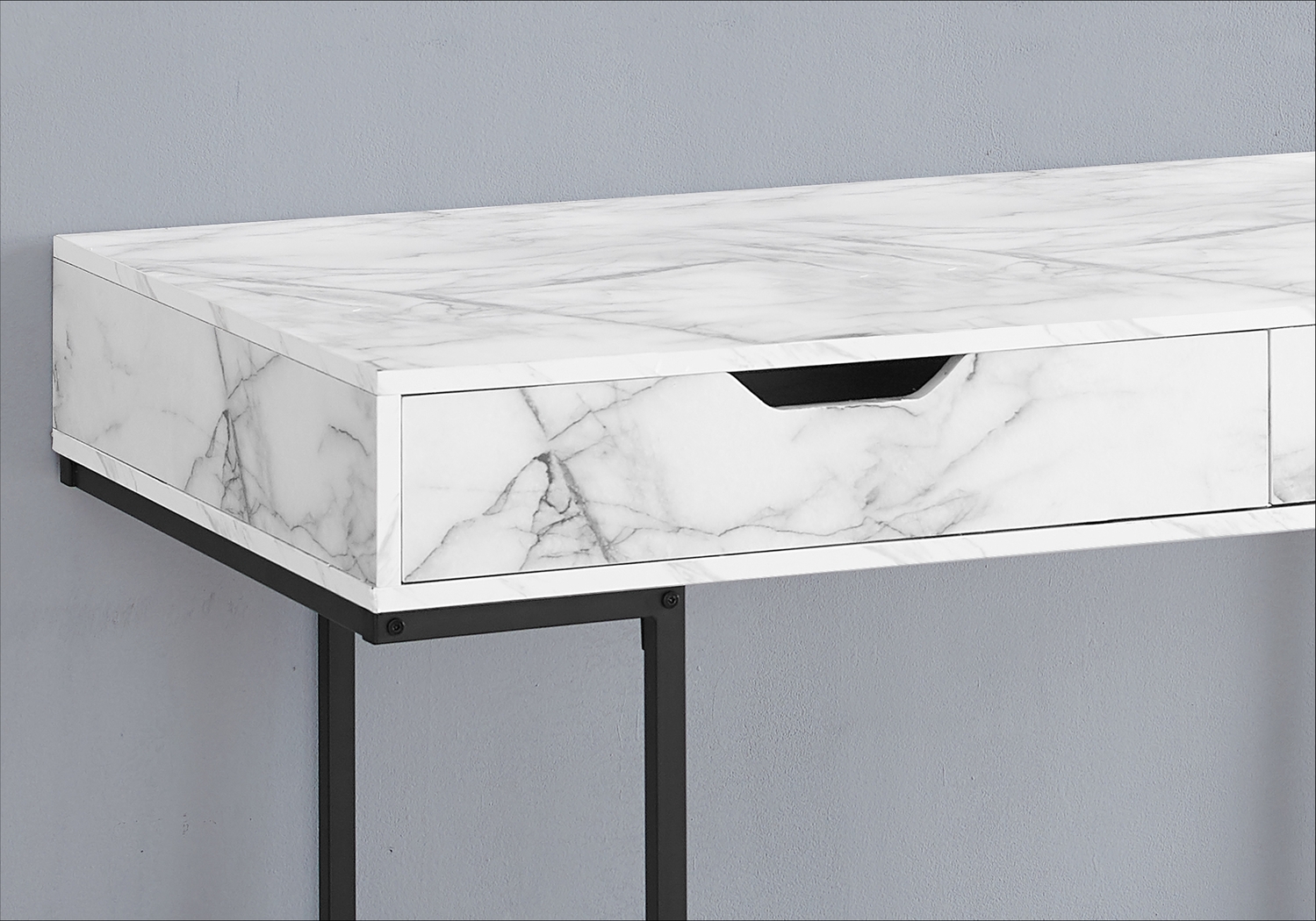 Rockmart White Marble Desk - Thumbnail - Image 10