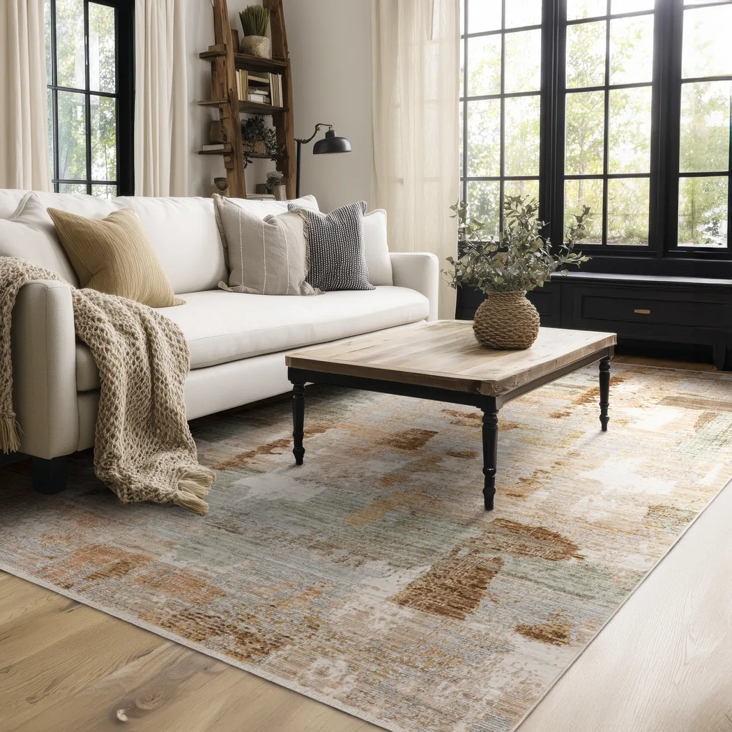 Roden Beige 5'3 x 7'10 Rug - Thumbnail - Image 3