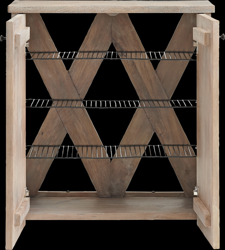 Roderock Brown Accent Shoe Storage Cabinet - Thumbnail - Image 11