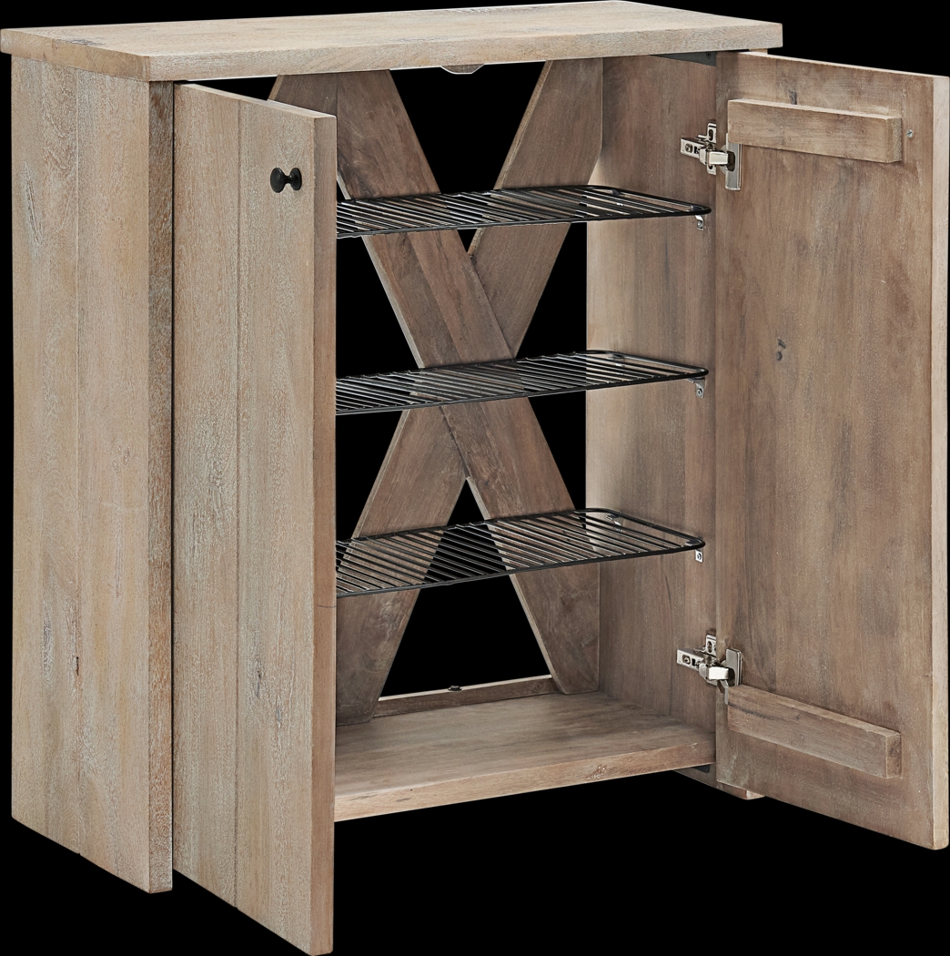 Roderock Brown Accent Shoe Storage Cabinet - Thumbnail - Image 13
