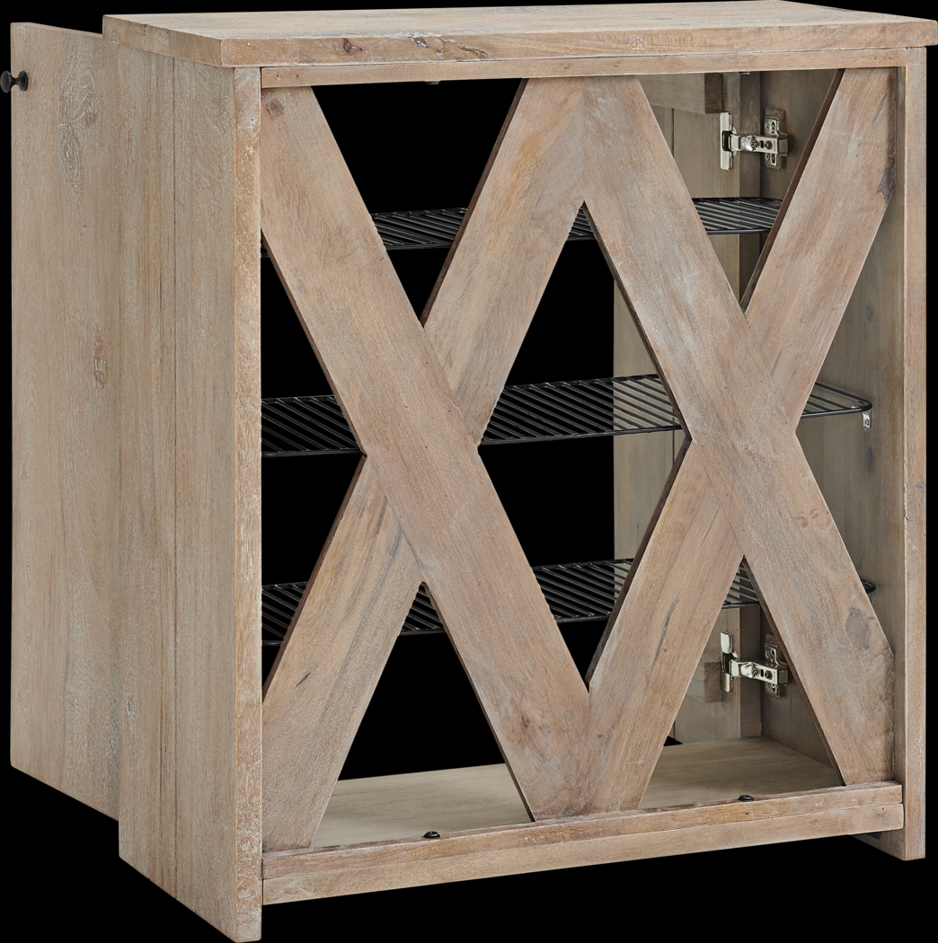 Roderock Brown Accent Shoe Storage Cabinet - Thumbnail - Image 7