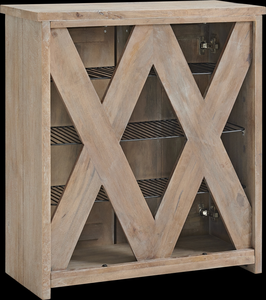 Roderock Brown Accent Shoe Storage Cabinet - Thumbnail - Image 8