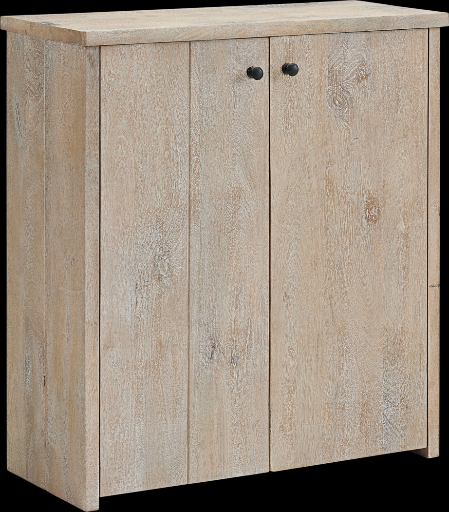 Roderock Brown Accent Shoe Storage Cabinet - Thumbnail - Image 1