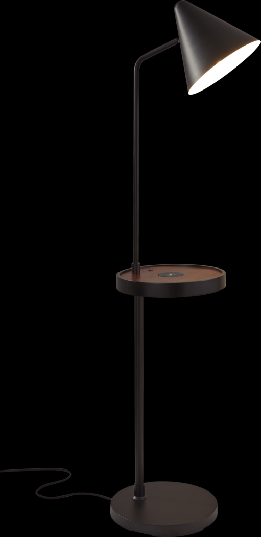 Rodkey Black Floor Lamp - Thumbnail - Image 1