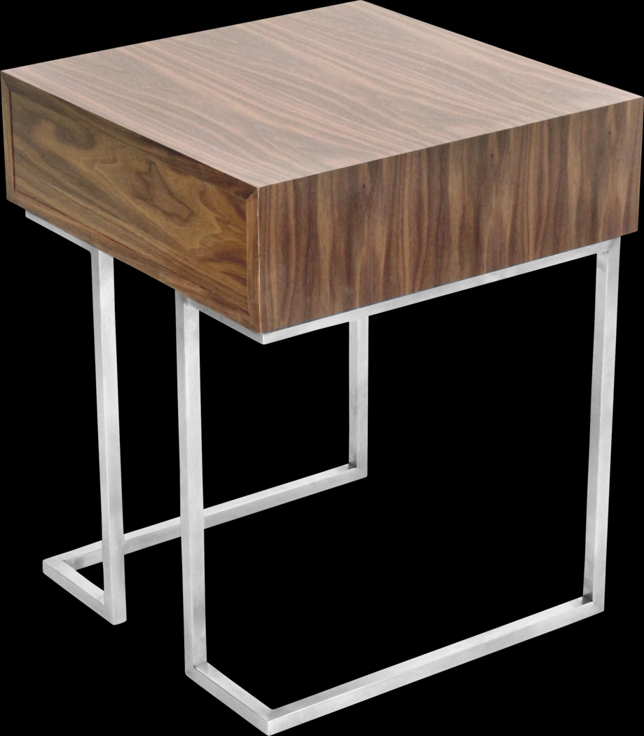 Roedean Walnut End Table - Thumbnail - Image 2