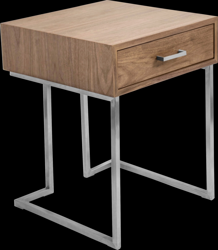 Roedean Walnut End Table - Thumbnail - Image 1