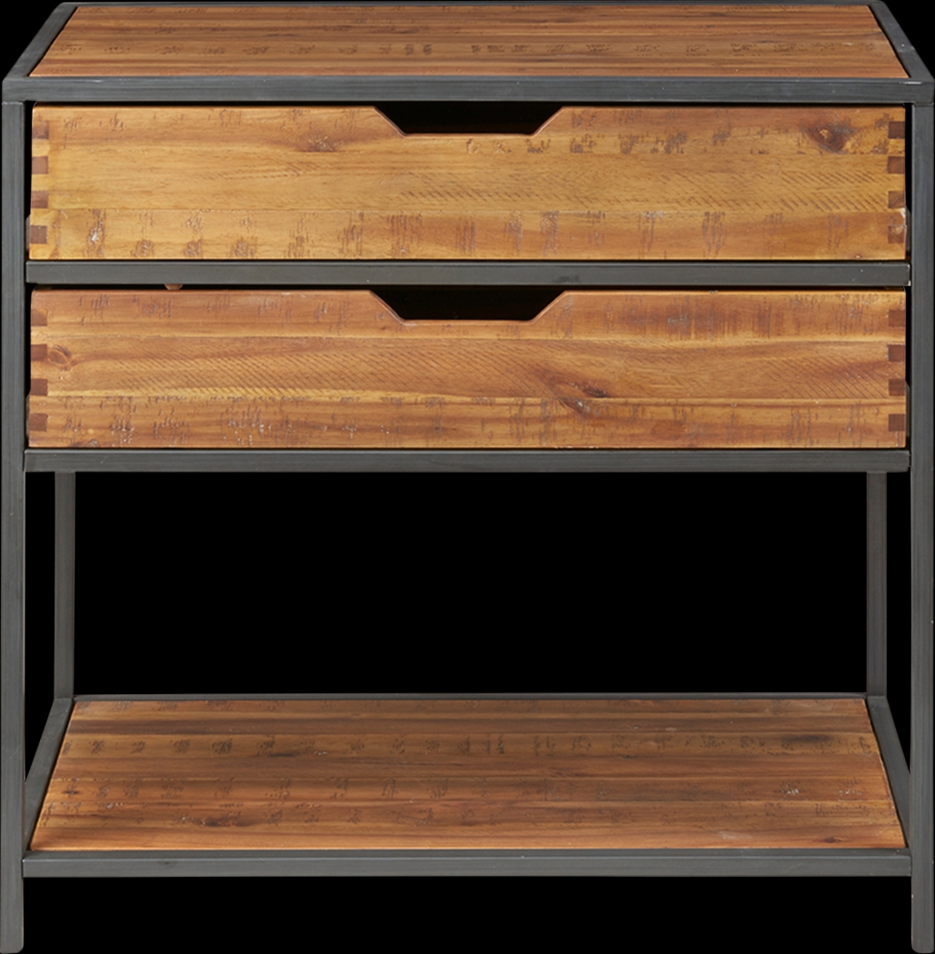 Roesel Natural Accent Cabinet - Thumbnail - Image 2