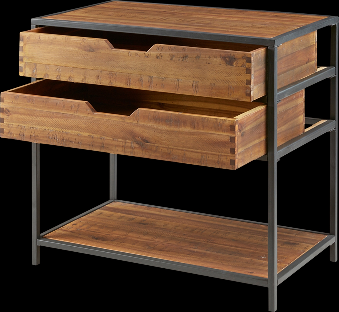 Roesel Natural Accent Cabinet - Thumbnail - Image 4