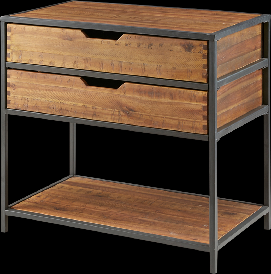 Roesel Natural Accent Cabinet - Thumbnail - Image 1