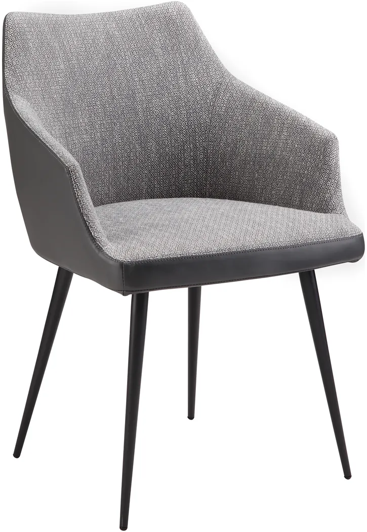 Roffe Gray Arm Chair - Thumbnail - Image 2