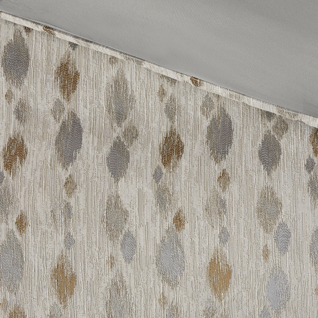 Roffignae Taupe 8 Pc Queen Comforter Set - Thumbnail - Image 11