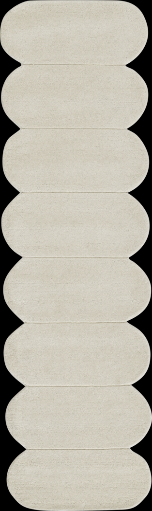 Roffinne Ivory 2'6 x 8' Runner Rug - Thumbnail - Image 1