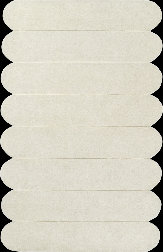 Roffinne Ivory 5' x 8' Rug - Thumbnail - Image 1