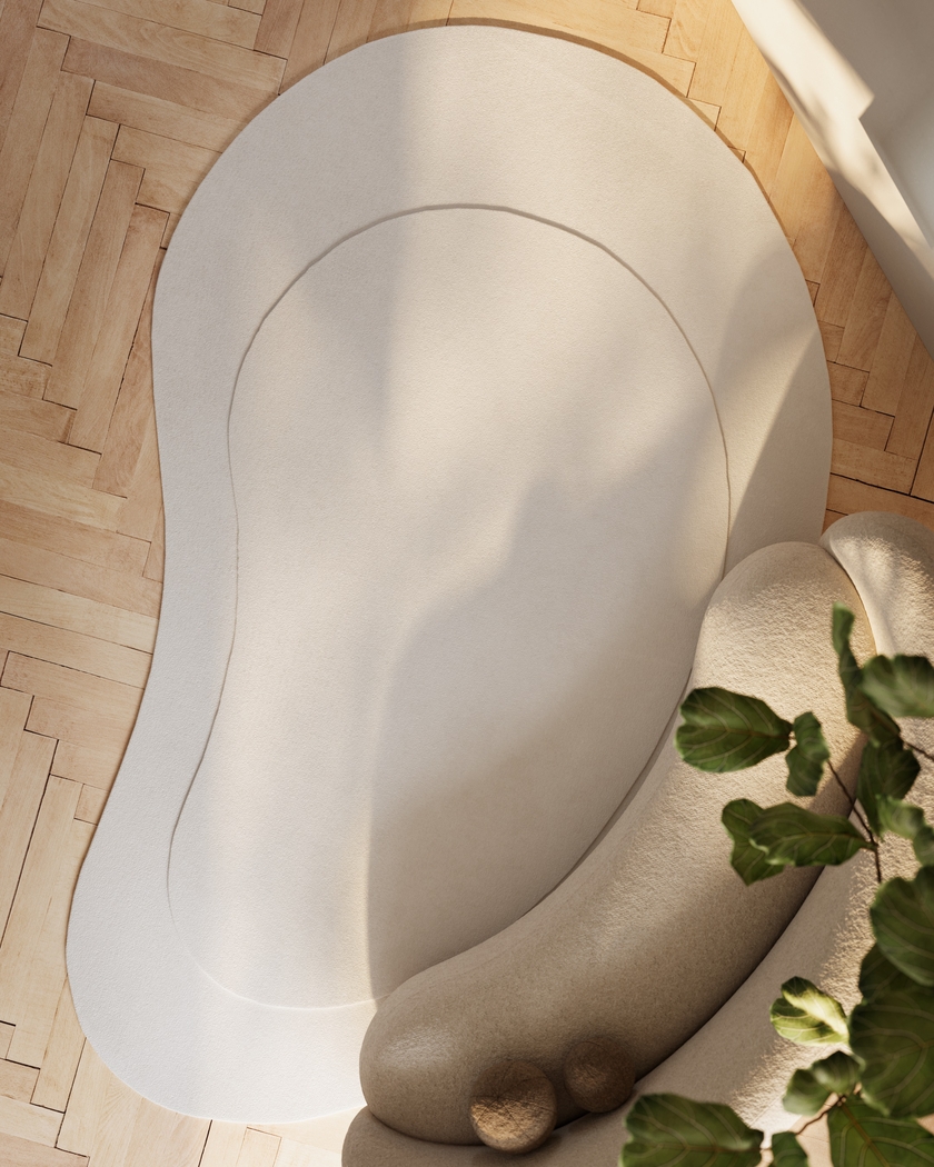 Roffinne Ivory 7'3 x 11' Oval Rug - Thumbnail - Image 13