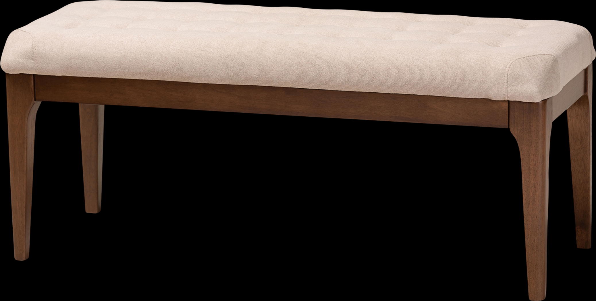 Rofini Beige Dining Bench - Thumbnail - Image 1
