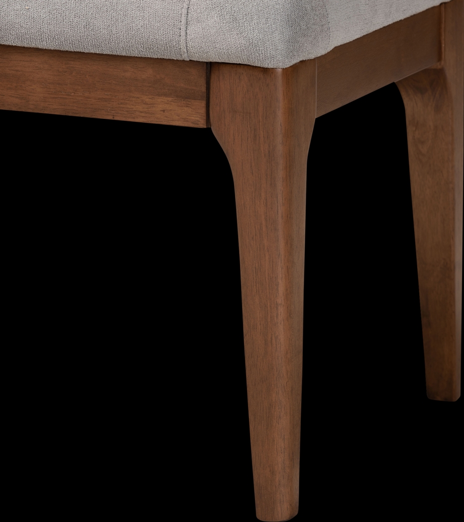 Rofini Gray Dining Bench - Thumbnail - Image 5