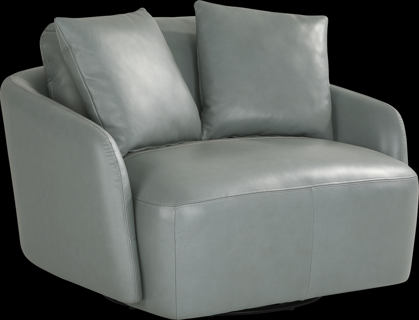 Rogan Place Blue Swivel Chair - Thumbnail - Image 1