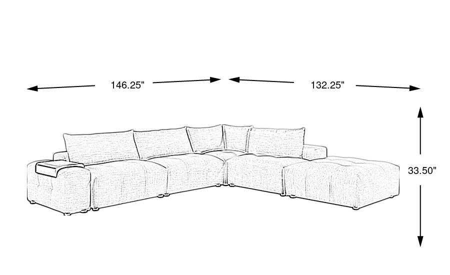 Dimension Image. Please refer to the Dimension Tab on this page for dimension details.