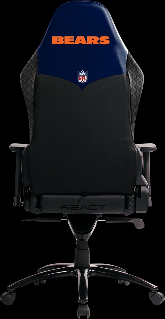 Roguelike NFL Chicago Bears Blue Gaming Chair - Thumbnail - Image 2