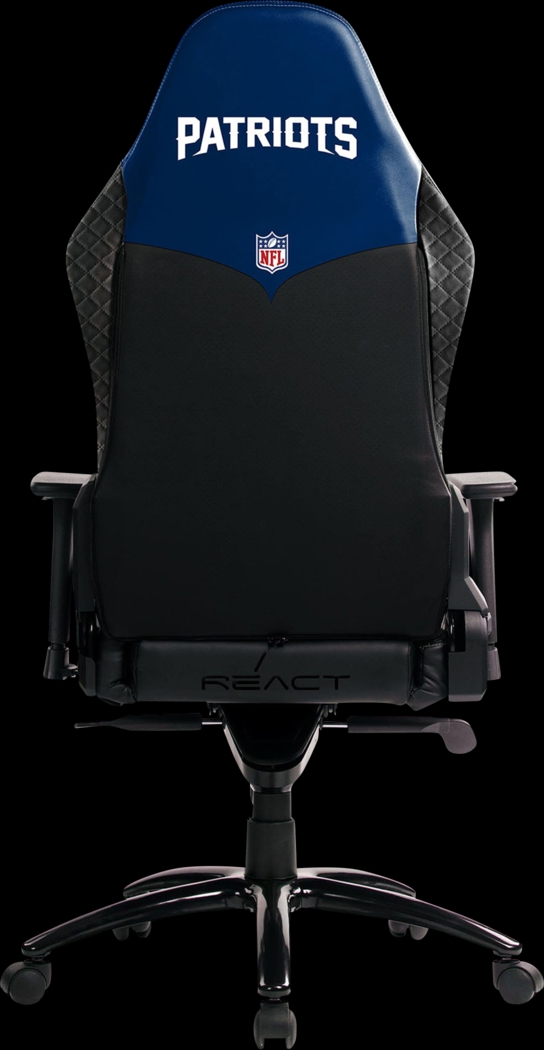 Roguelike NFL New England Patriots Blue Gaming Chair - Thumbnail - Image 2